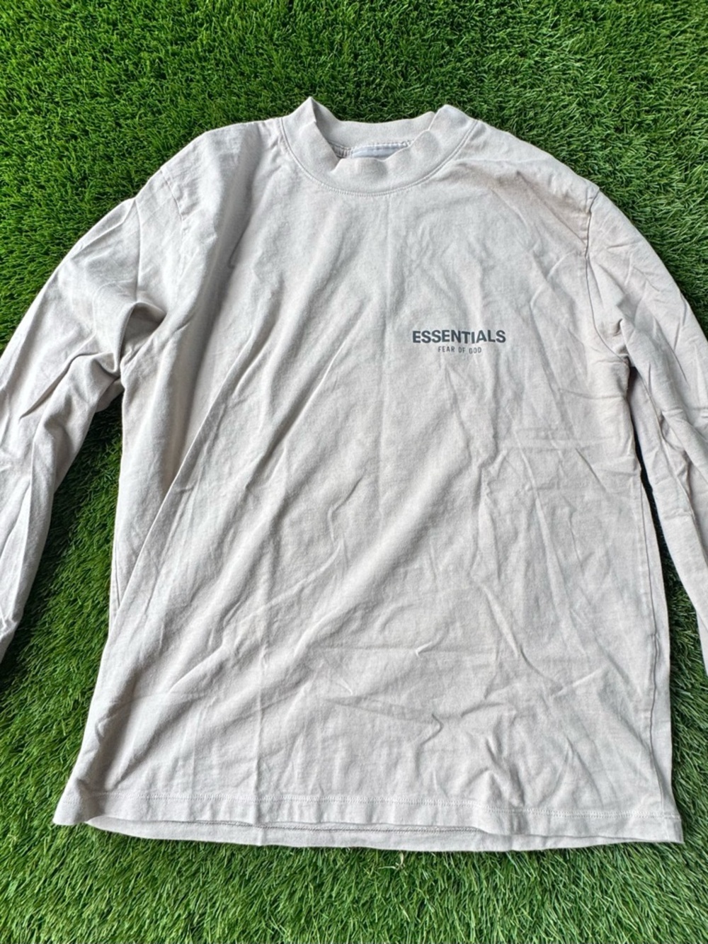 Fear of God Essentials Long Sleeve Shirt - Light Gray